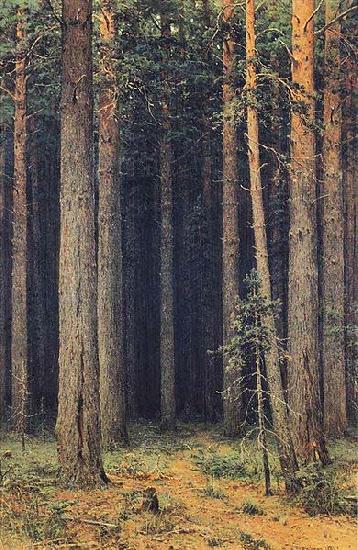 Ivan Shishkin Forest Reserve, Pine Grove oil painting image